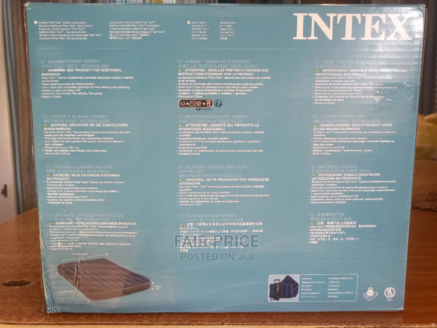 Classic Air Mattress 6*6 By10 Inches