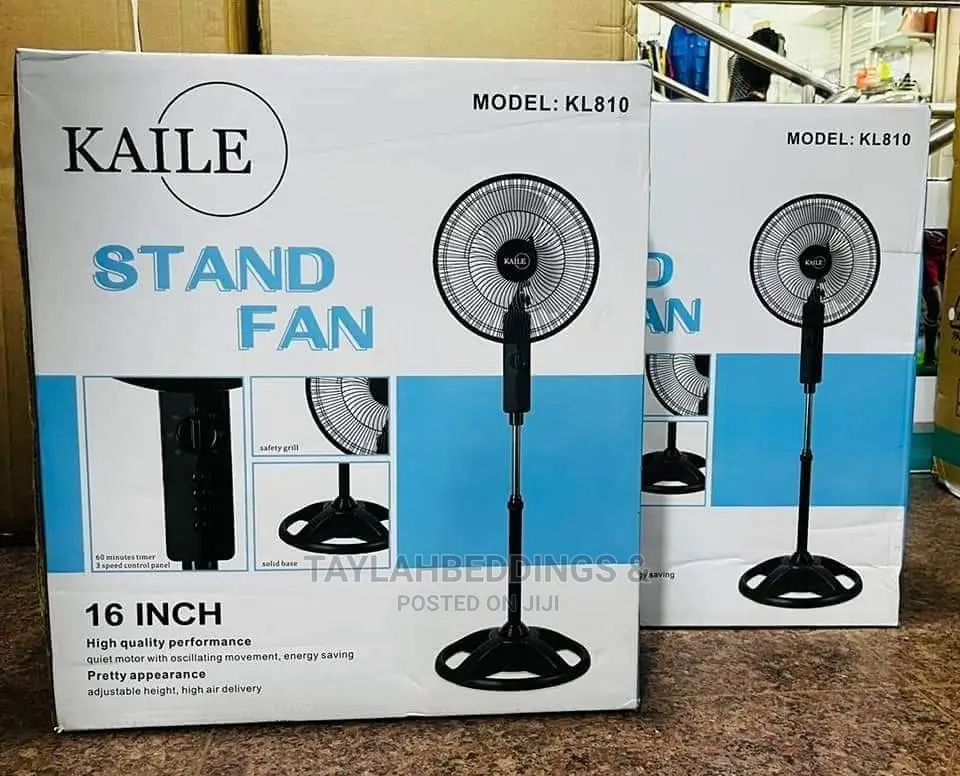 KAILE 90w-16 Inch Blade With Pedestal Stand Fan High Speed