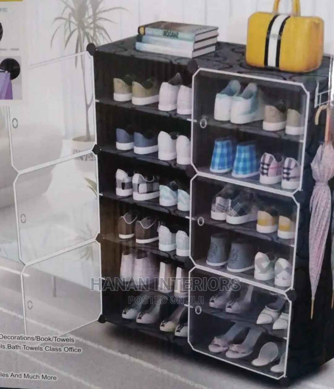 Unique Plastic Durable Shoe Rack