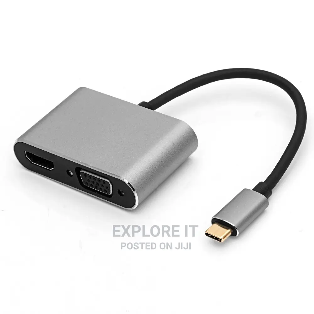 Type-C to Hdmi Vga Av7 Usb Cable Ic Metal Shell (02)