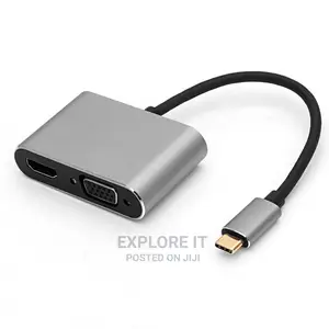 Type-C to Hdmi Vga Av7 Usb Cable Ic Metal Shell (02)