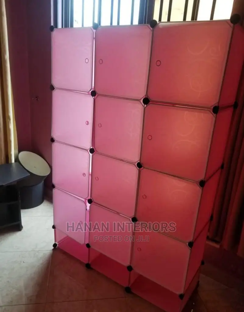Plastic 3 Column Wardrobe