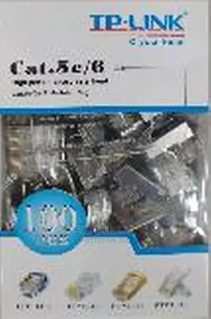 RJ45 Cat6e Crystal Head Copper 100pcs (1)