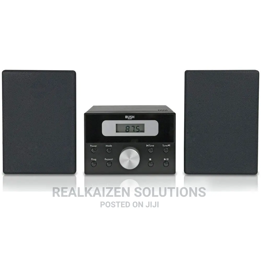 UK BUSH Black LCD CD Micro Music System
