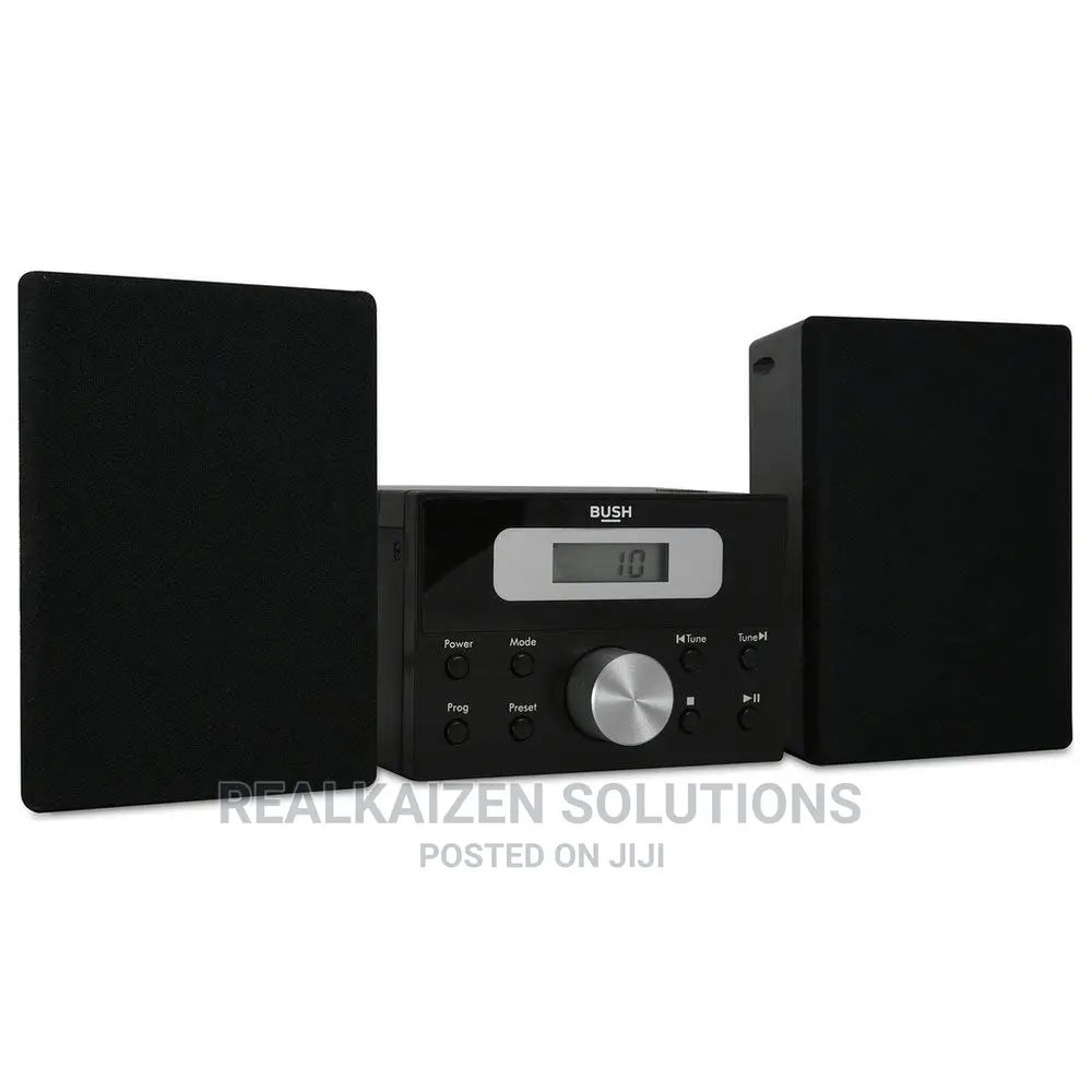 UK BUSH Black LCD CD Micro Music System