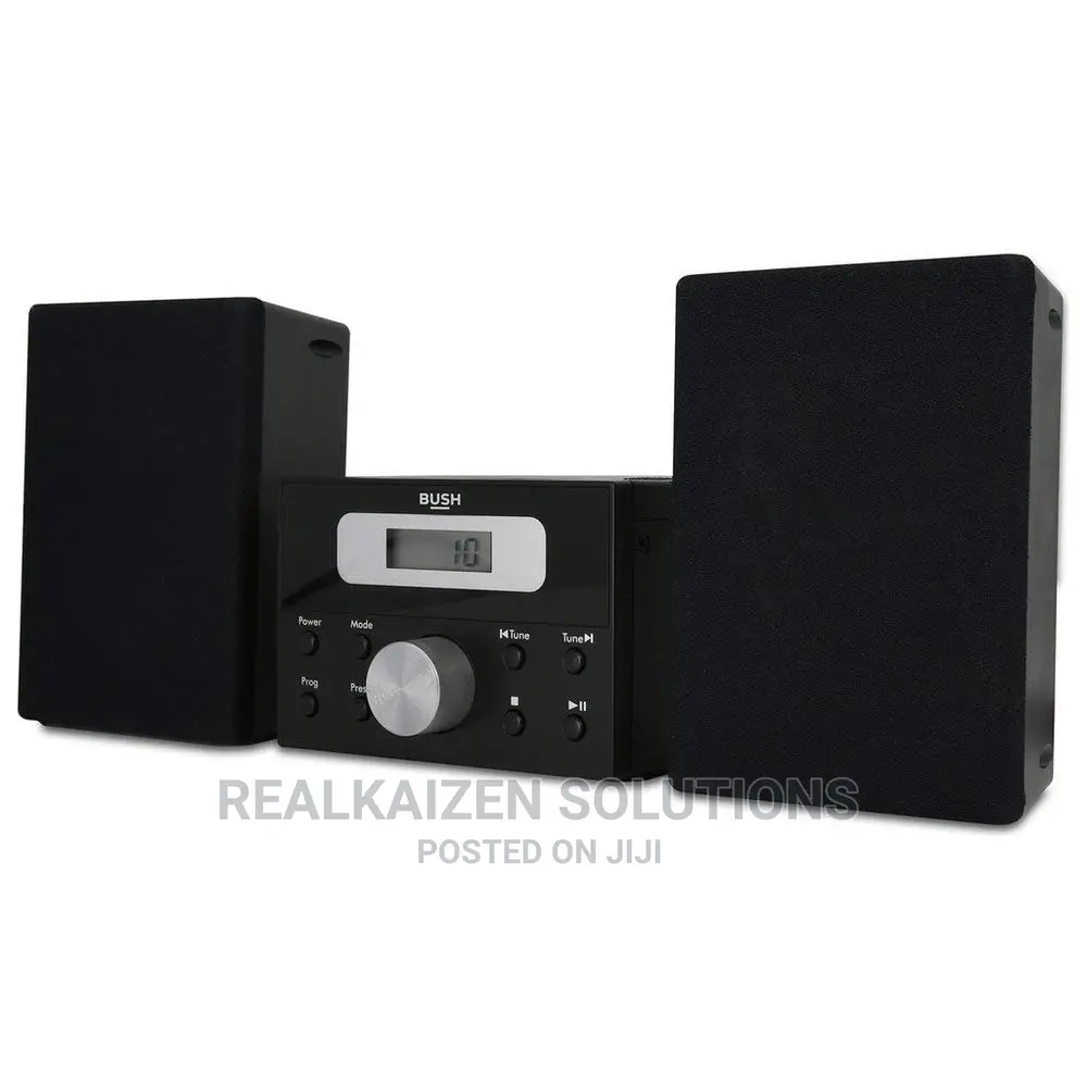 UK BUSH Black LCD CD Micro Music System