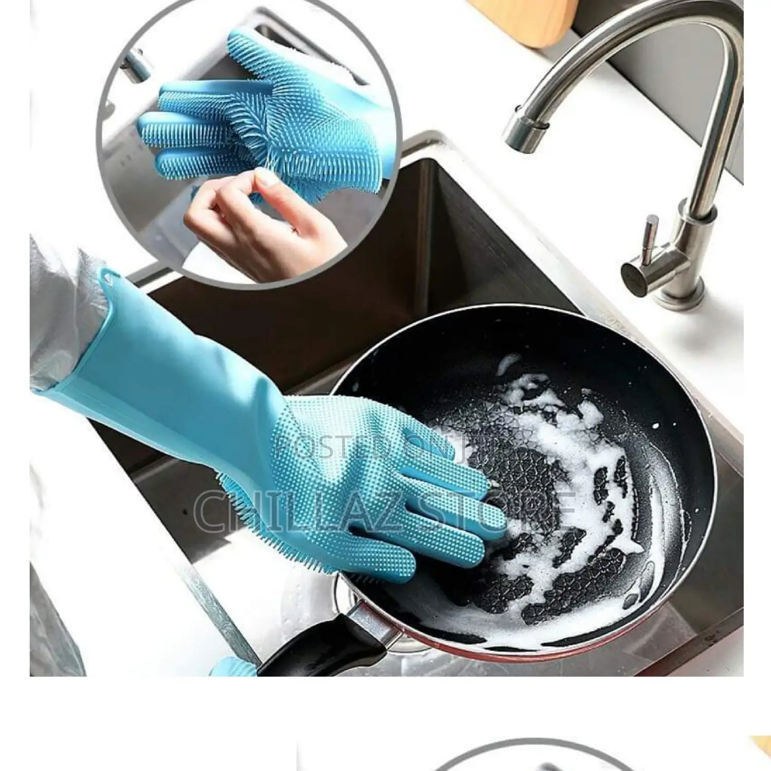 Silicone Dish Washing Gloves.