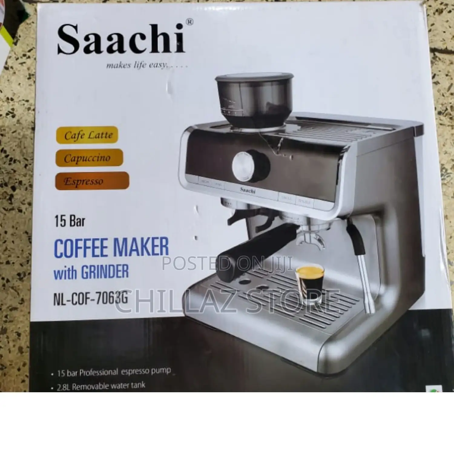 Saachi Coffee Maker With Grinder.