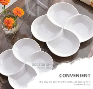Serving Tray Divided Into Compartments