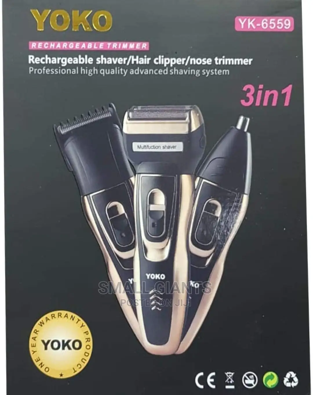 3 in 1 Pro Yoko Shaver Trimmer Clipper
