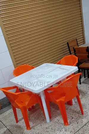 Plastic Table and Chairs
