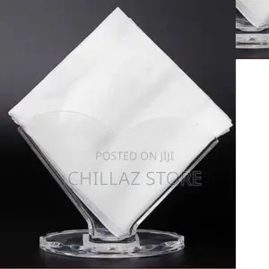 Transparent Napkin Holder .