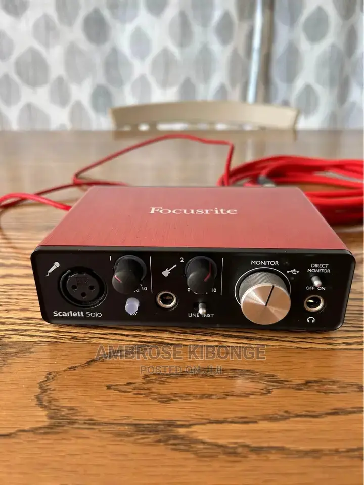 Original FOCUSRITE 2i2 Scarlett Solo 2nd Gen Audio Interface