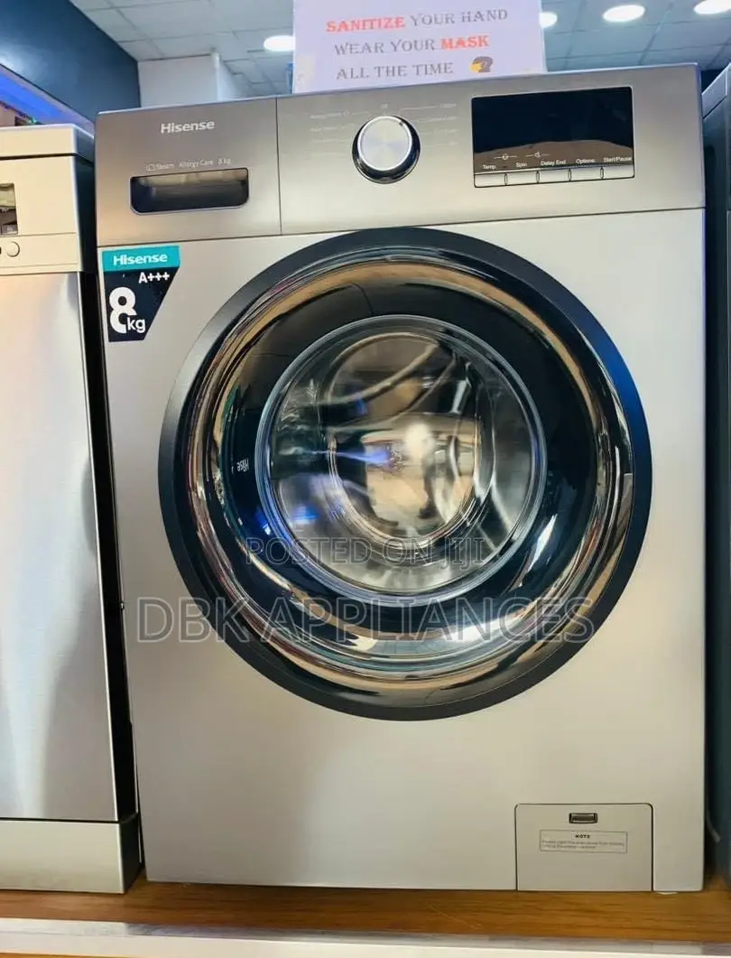 Hisense 8kgs Front Loader Washing Machine
