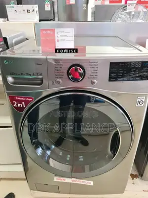 Commercial Lg 18/10kgs Wash Dry Front Load Washing Machine