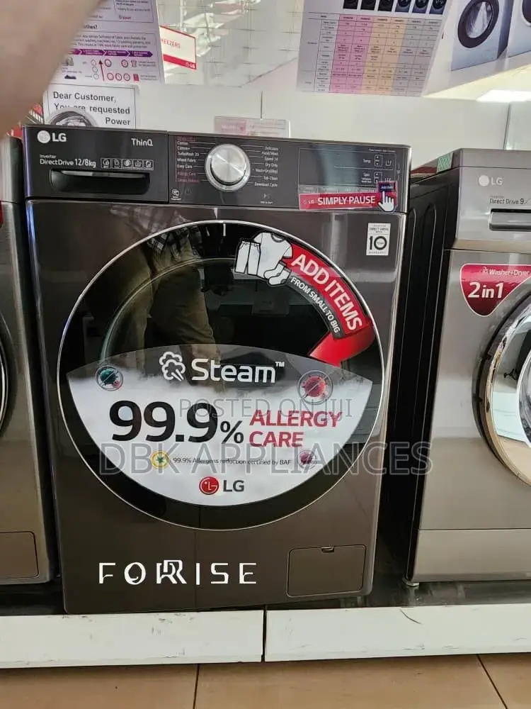 Commercial LG 12/9kgs Wash Dry Front Load Washing Machine