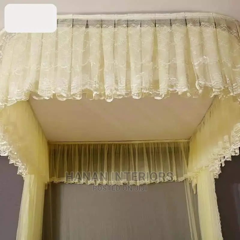 Wall Mount Mosquito Net-Cream