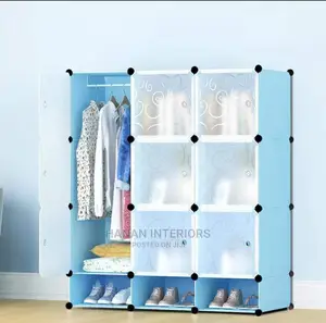 Photo - 3column Plastic Closset With Shoerack