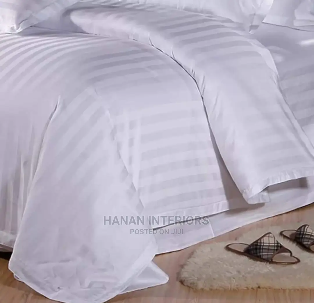 4pcs Set King Size White Duvet