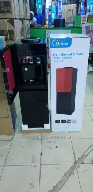 MIDEA YL1633S-B Water Dispenser With Fridge and Three Taps