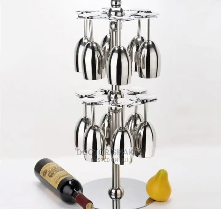 Double Rotating Glass Holder