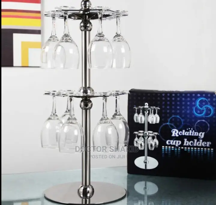 Double Rotating Glass Holder