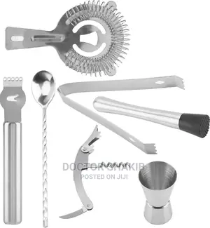 Cocktail Set, 7pcs Bartender Drink Mixer Kit