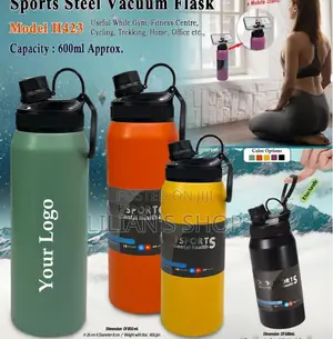 Sports Stainless Steel Vacuum Flask-1litre