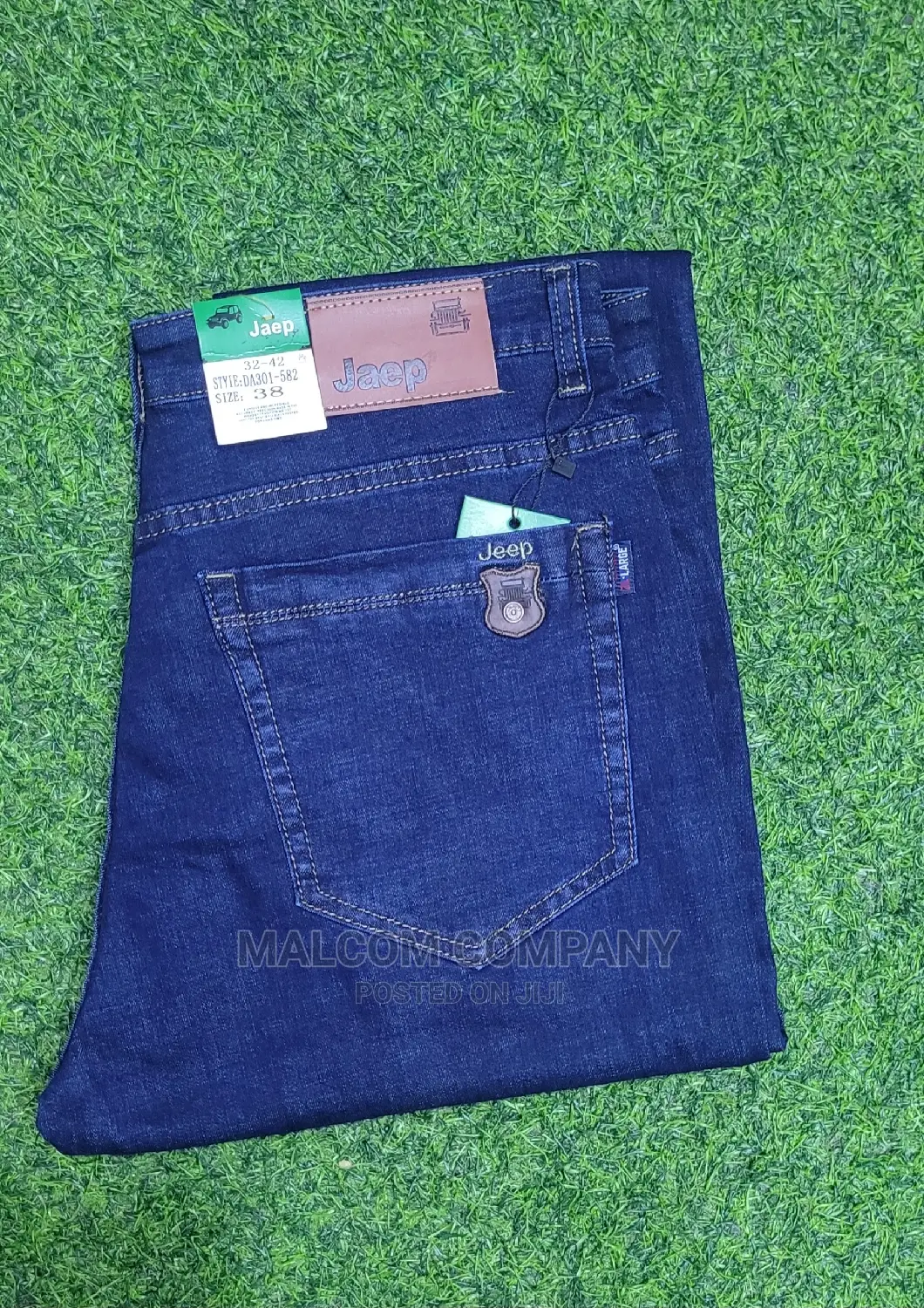 Bigger Men Plain Jeans
