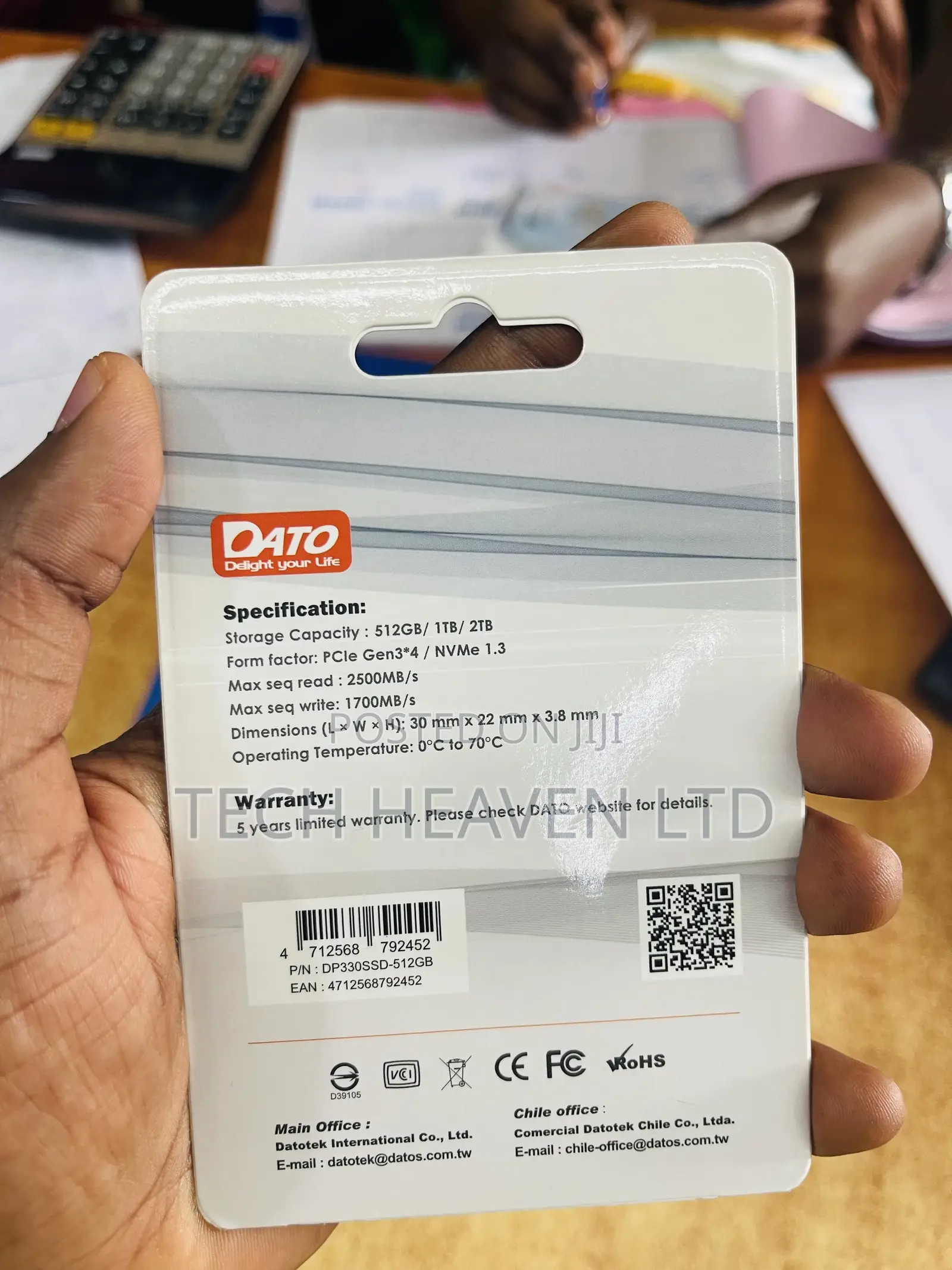 512GB 2230 M.2 Nvme Pcie 3.0x4 SSD - Dato