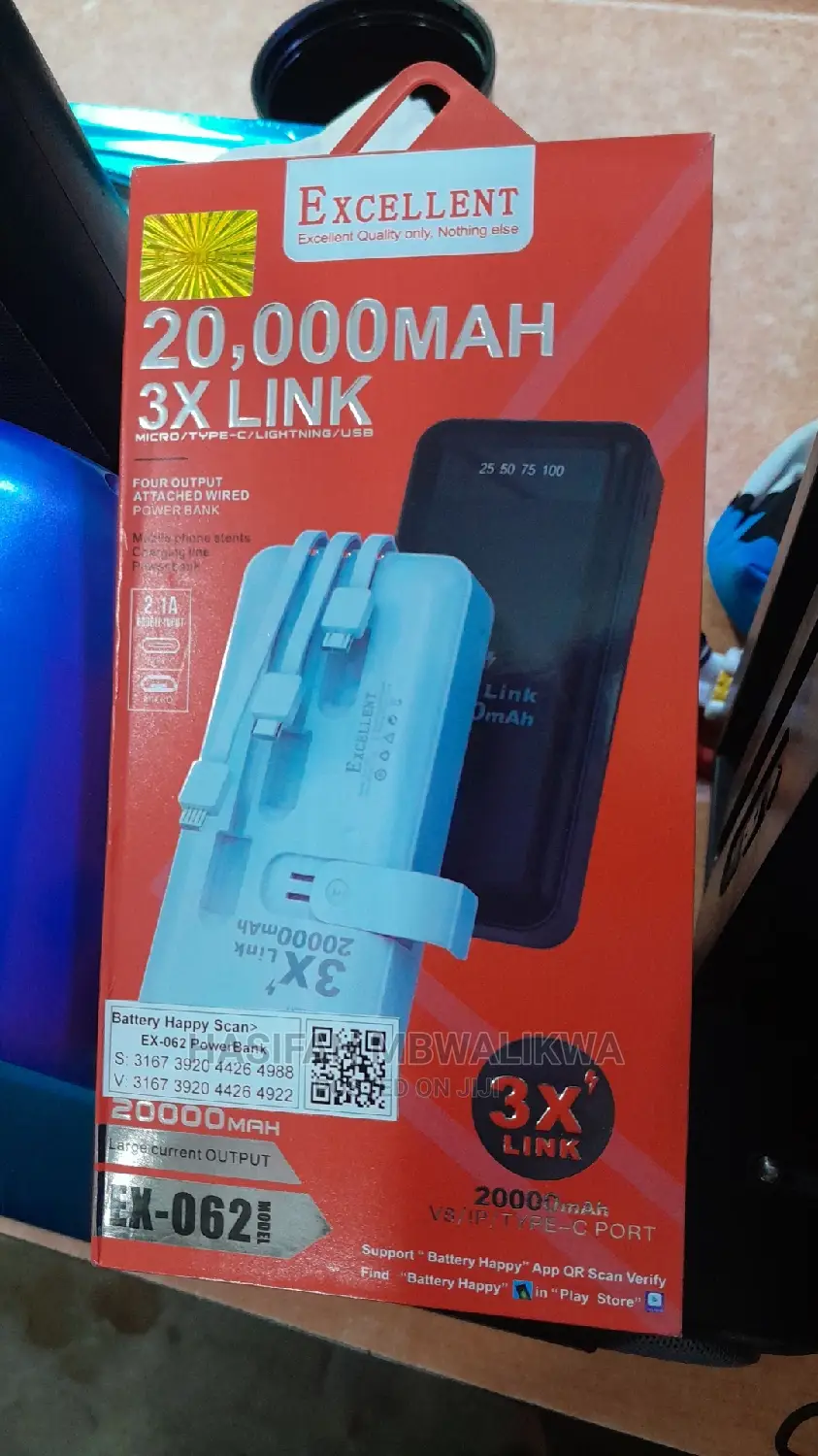 Excellent Power Bank- 20000mah