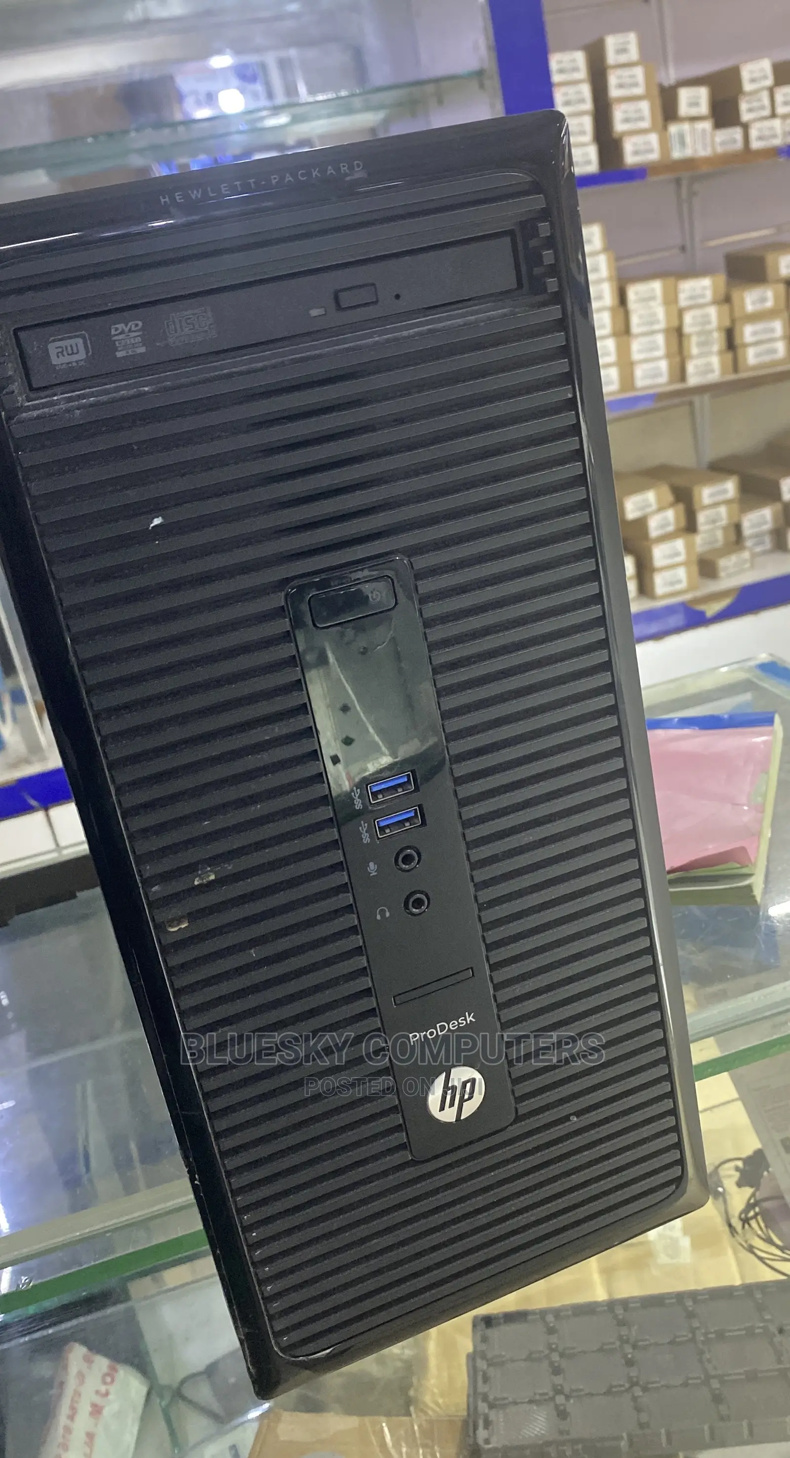 New Desktop Computer HP 8GB Intel Core I7 HDD+SSD 500GB
