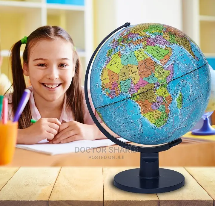 World Globe With Stand