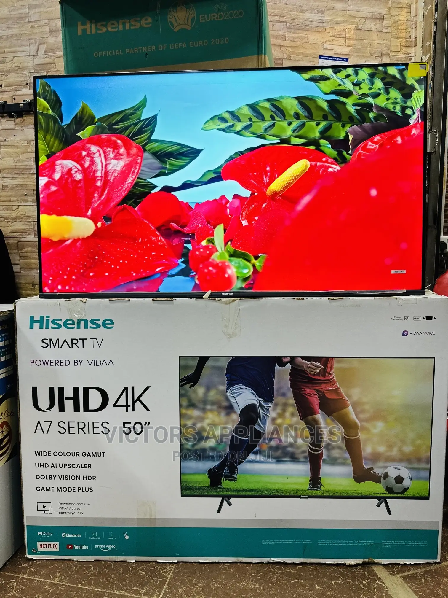 50” Hisense Uhd Smart Tv Frameless