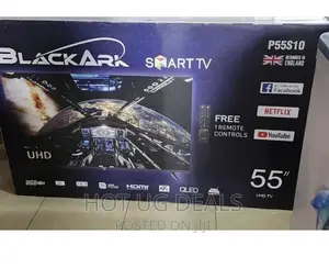 Black Ark 55" Inch UD LED Smart Frameless TV- Black