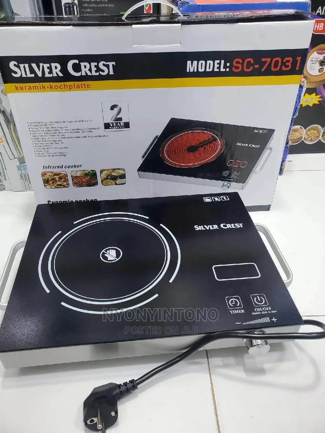 Silver Crest Infrared Ceramic Cooker With 2yrs Warranty