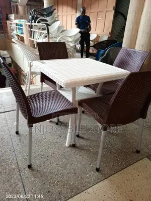 Plastic Table and Chairs