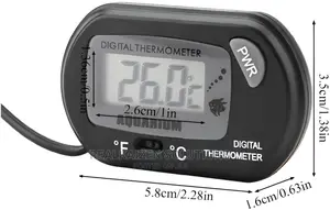 C°/F° Digital Thermometer for Aquarium |Swimming Pool |Bath