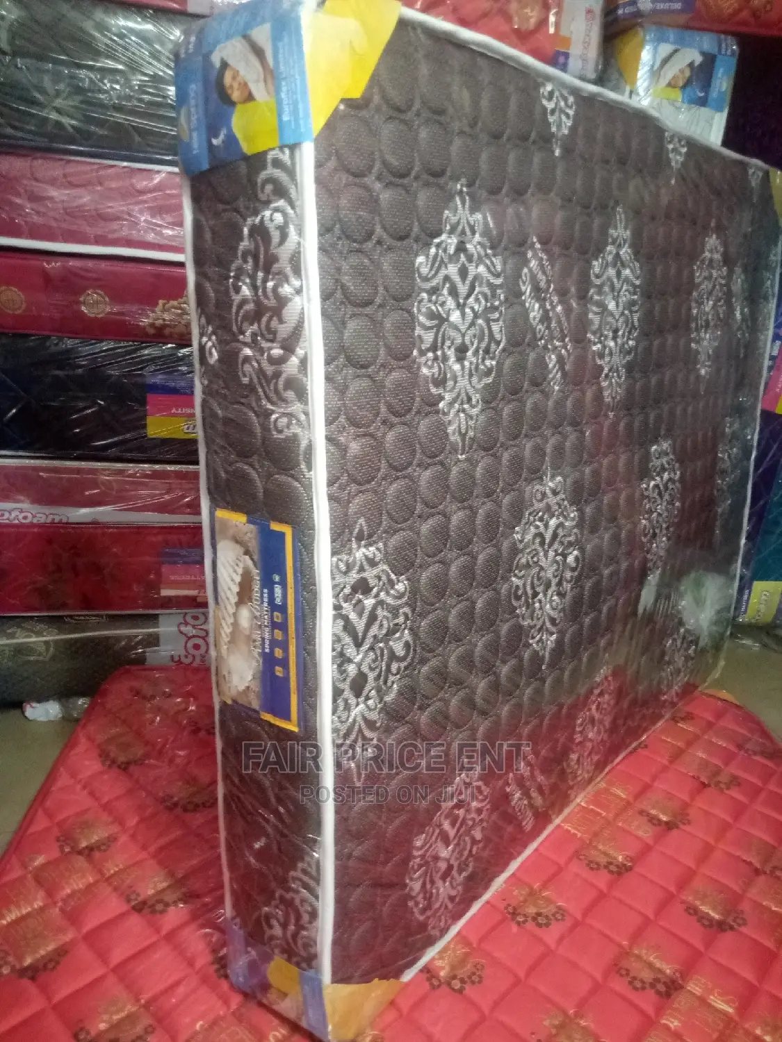 Spring Mattress 5x6x8inches.( Black)