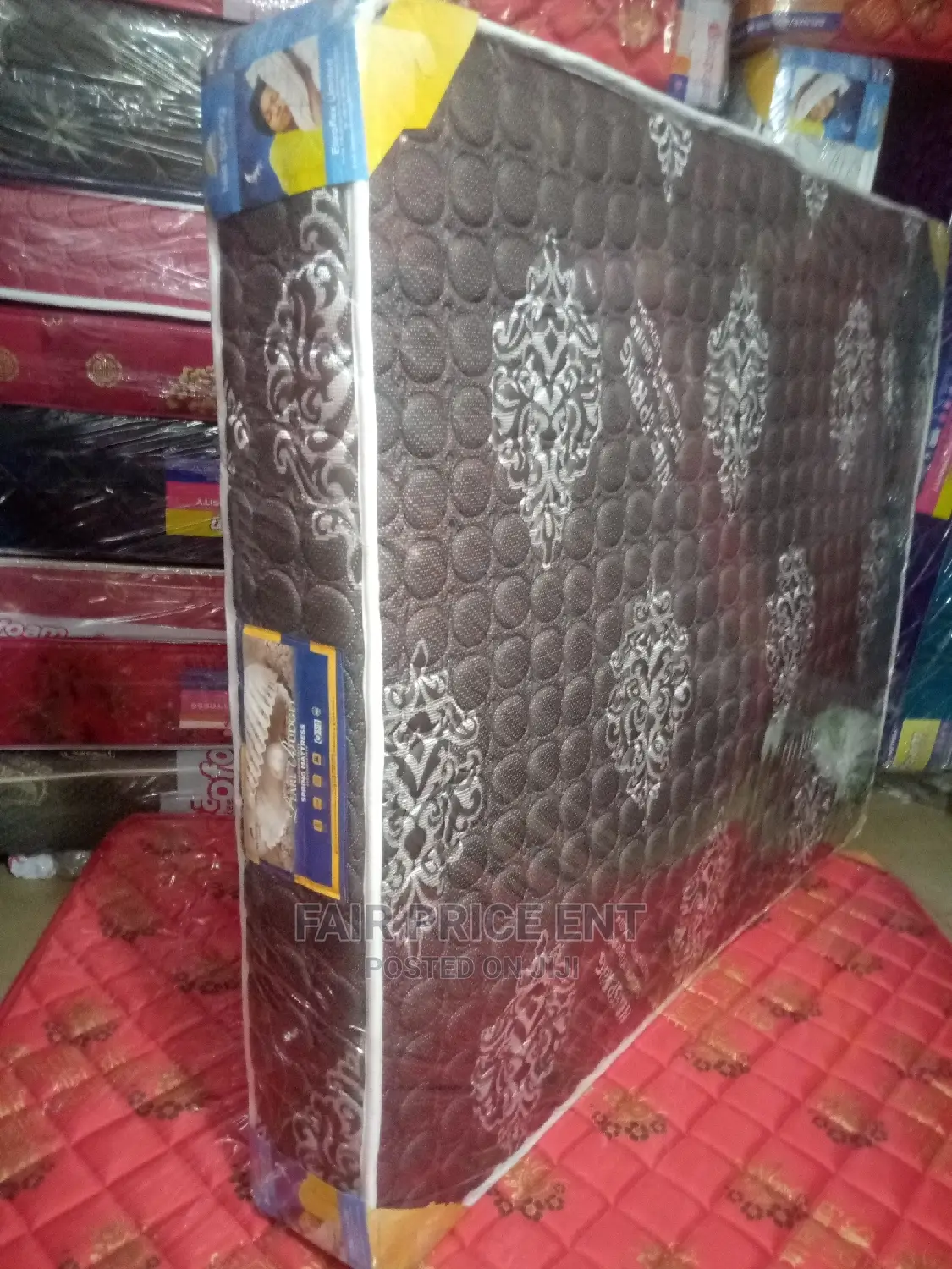 Spring Mattress 5x6x8inches.( Black)