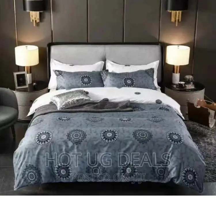 5*6 Duvet 4pc Set 1bedsheet 2 Pillow Cases - Multicolor