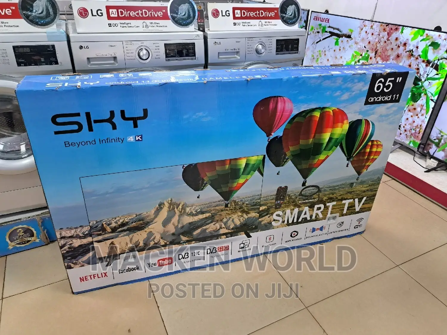 65 Sky Smart Android UHD Tv