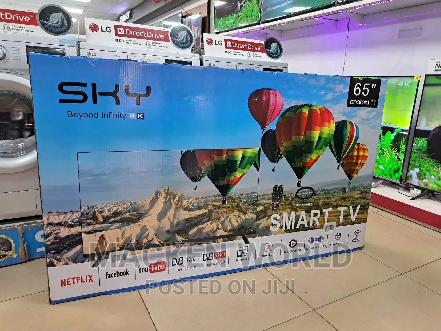 65 Sky Smart Android UHD Tv