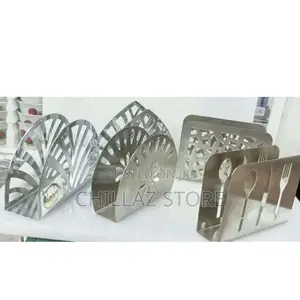 Stainless Steel Napkin Holder.