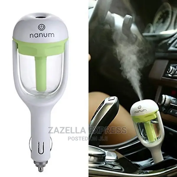 Car Humidifier Mini Auto Air Diffuser Green