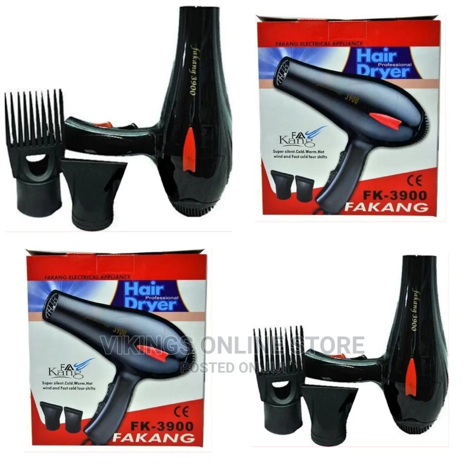 Fakang Hair Dryer/ Blower FK-3900 – Black