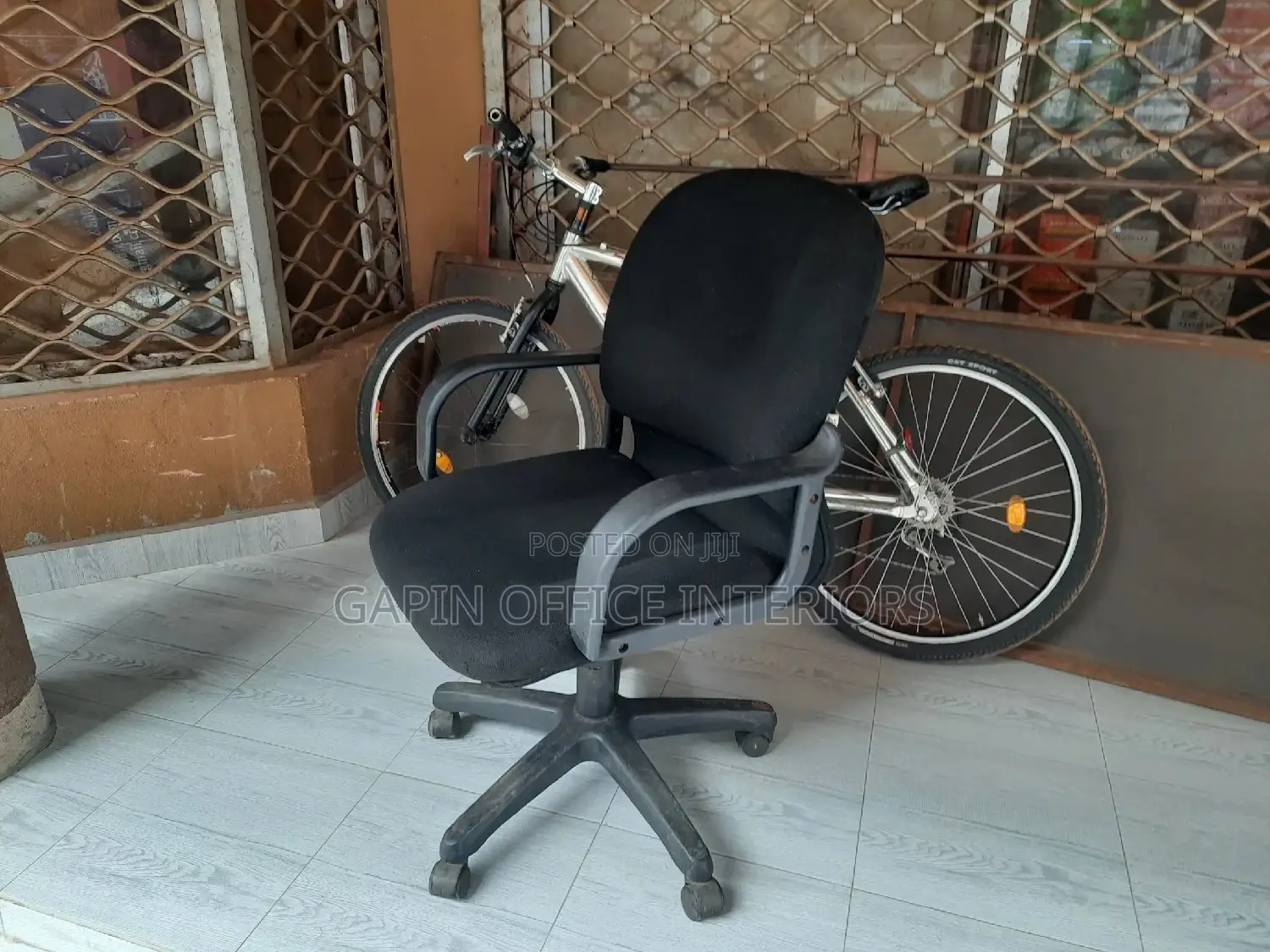 Fabric Short Back Chair