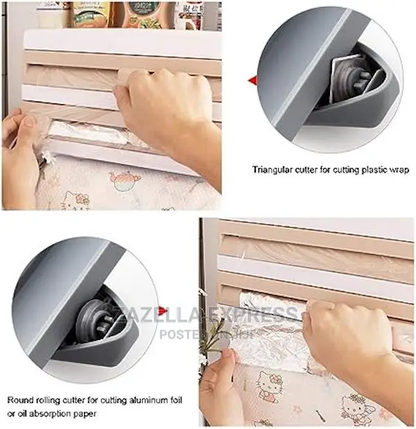 Paper Towel Holder Wall-Mount Rack for Bathroom Storage