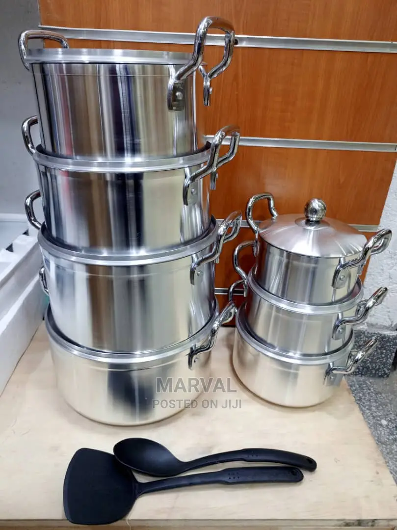 7pc Cooking Set With Covers