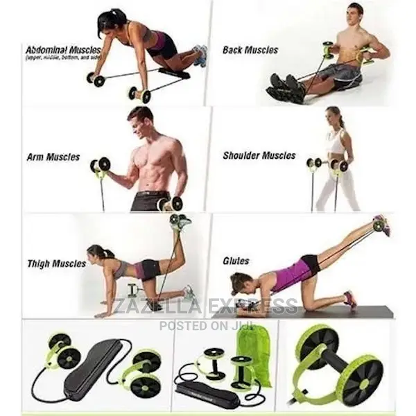 Abs Abdominal Exercise Wheel Gym Fitness Machine Body